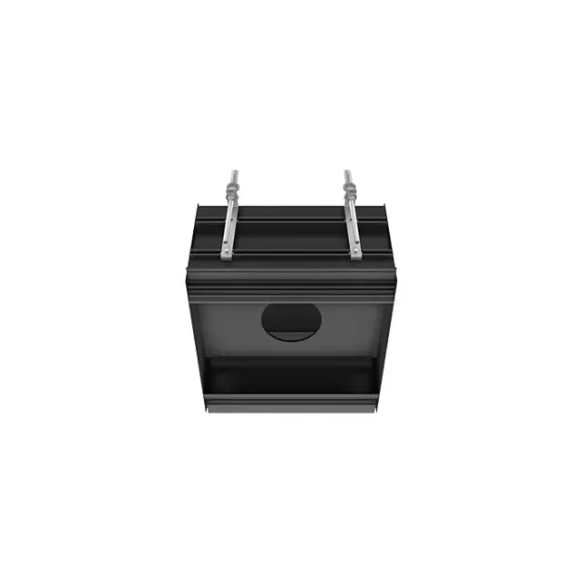 Gessi Binario Профиль линейный 25 cм, для 1 модуля, установка Easy-Fix, цвет: matte black 61121#299