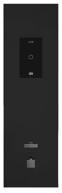 Gessi Binario Панель сенсорного управления с термостатом Rettangolo, внешн часть, цвет: mirror steel 61217#238