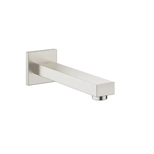 Dornbracht Symetrics Излив для раковины 18,5 см, настенный, цвет: платина матовая 13800980-06