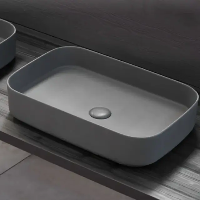 Cielo Shui Comfort Раковина накладная 60x40xh12,5 см, цвет: серый SHCOLAR60BR