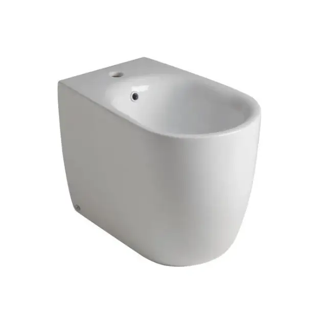 Kerasan Nolita Биде напольное 55x35 см, с 1 отвер. под смес., с перел. и креп., цвет: Bianco matt 532030*1