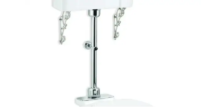 Burlington Classic Набор труб для среднего бачка: труба слива, ручка, кронштейны, цвет: хром глянец T33 CHR