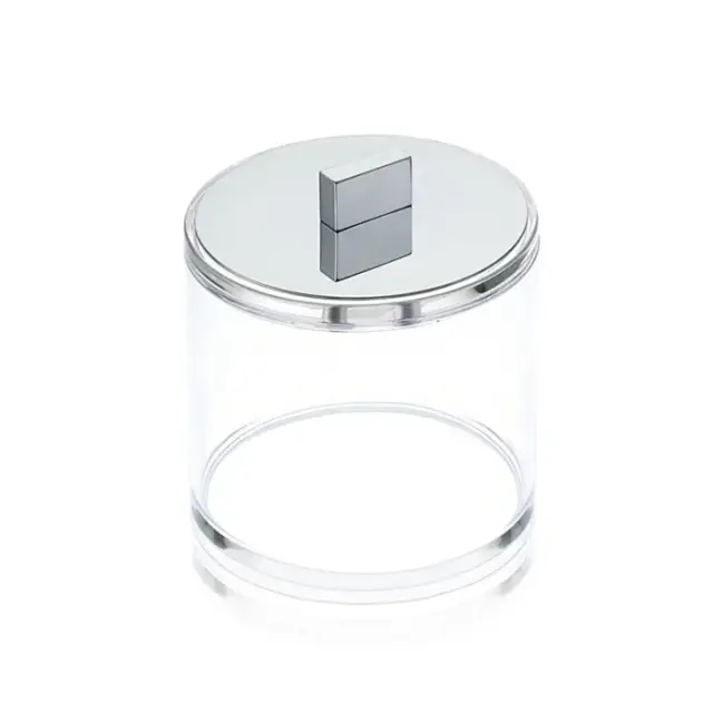 Decor Walther Sky DMD L Баночка универсальная 11.3x12 см, с крышкой, акрил, цвет хром 0981000