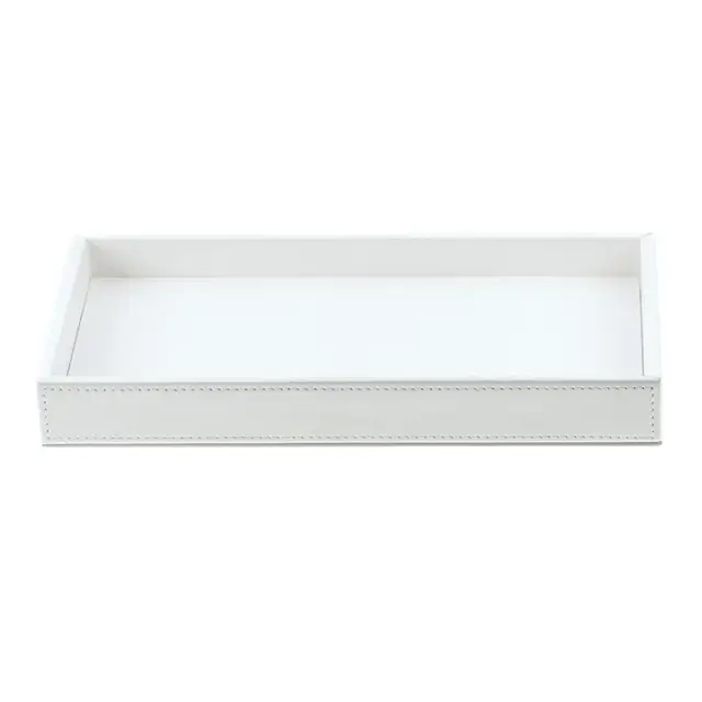 Decor Walther Brownie Tab M Лоток универсальный 22x10.5 см, цвет белая кожа 0930050