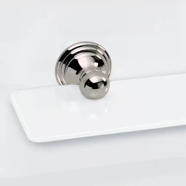 Decor Walther Classic GKH Держатель для стеклянной полки, цвет никель полированный 0511830