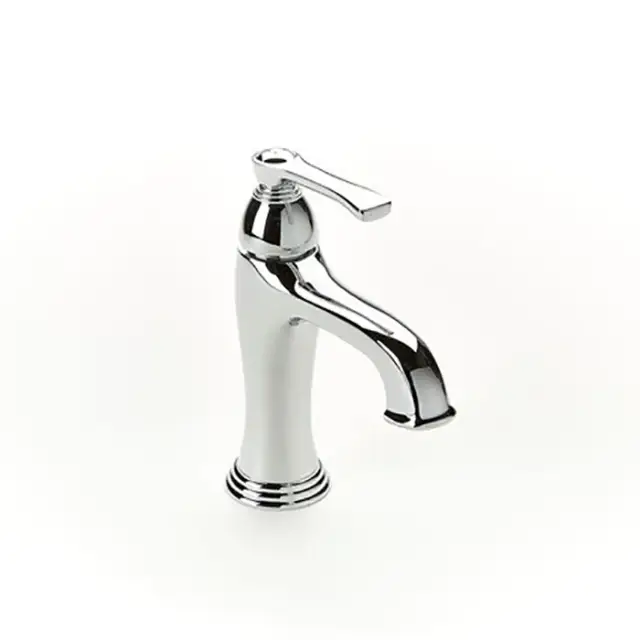 Burlington Crosswater Смеситель для раковины на 1 отверстие, излив 8,8h см, цвет: хром глянцевый R-11-01-PC