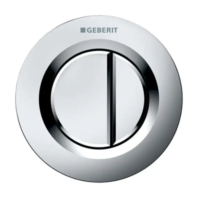 Geberit Type 10 Кнопка дистанционного смыва для инсталляций, пластик, цвет: хром матовый 116.042.46.1