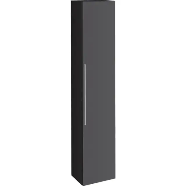 Geberit ICon Высокий пенал с одной дверью 36х180х31,7 см, цвет: темно-серый/мат. покрытие 841001000