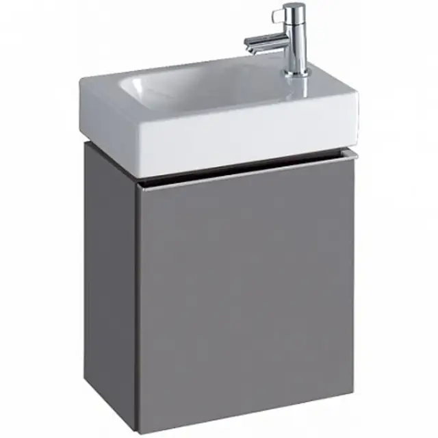 Geberit ICon Тумба 37х42х28 см, с одной дверью, цвет: цвет: платиновый 840039000