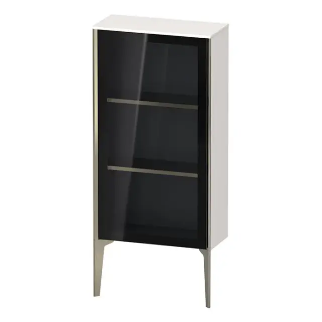 Duravit XViu Шкаф подвесной 89x50xh24 cм, со стеклянной дверью.цвет белый глянцевый XV1361LB122