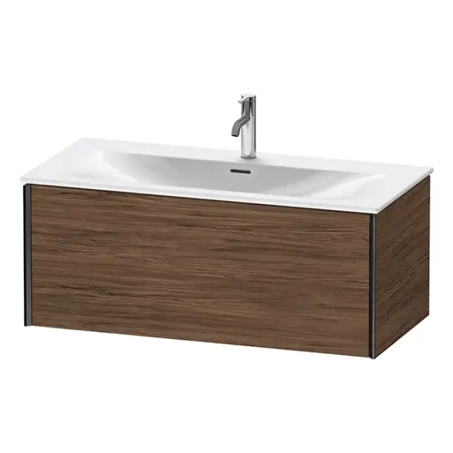 Duravit XViu Тумба подвесная 61x80xh48 cм, для раковины #234410, цвет черный матовый XV40350B221