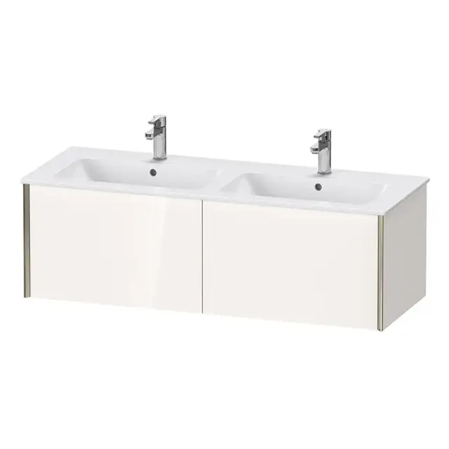 Duravit XViu Тумба подвесная 40x128xh48 cм, цвет белый глянцевый XV40290B122