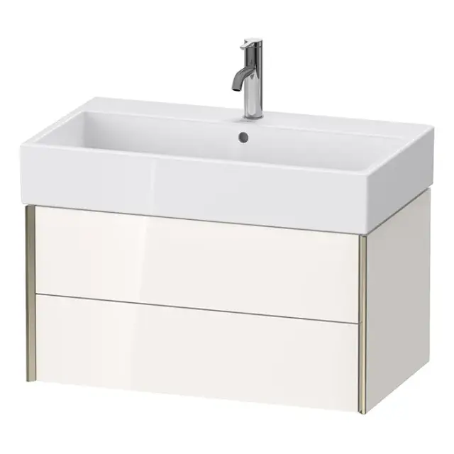 Duravit XViu Тумба подвесная 39,7x78,4xh45,4 cм, цвет белый глянцевый/champagne XV43360B122