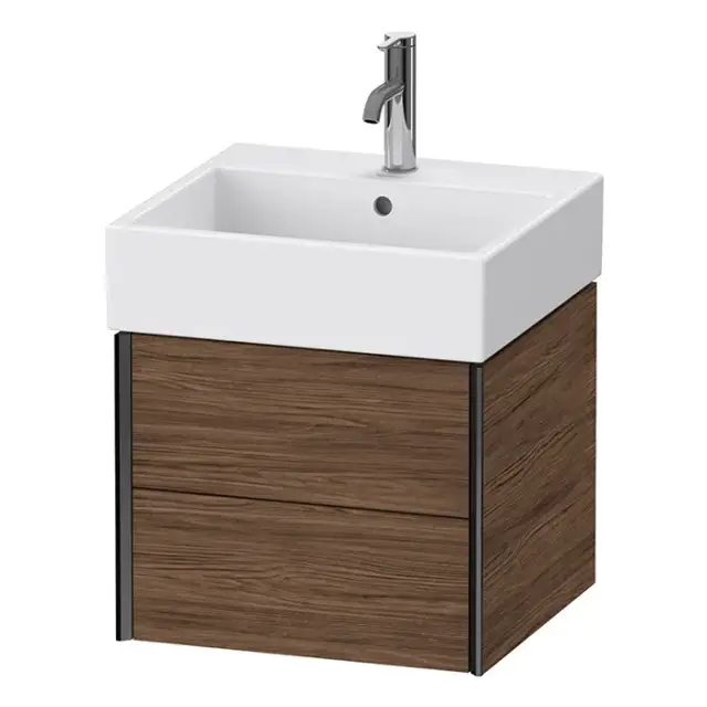 Duravit XViu Тумба подвесная 39,7x48,4xh45,4 cм, цвет черный матовый XV43330B221