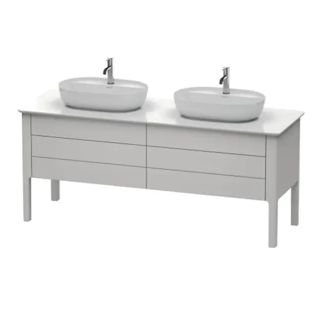 Duravit Luv База напольная, 74,3x178,8xh57,2 cм, цвет скандинавско белый шелковисто-мат. LU9567B3939