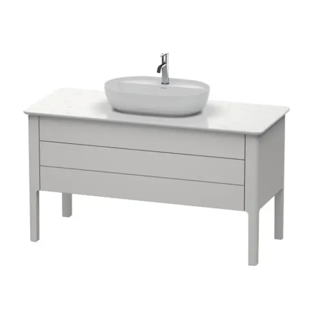 Duravit Luv База напольная, 74,3x138,8xh57,1 cм, цвет скандинавско белый шелковисто-мат. LU956603939