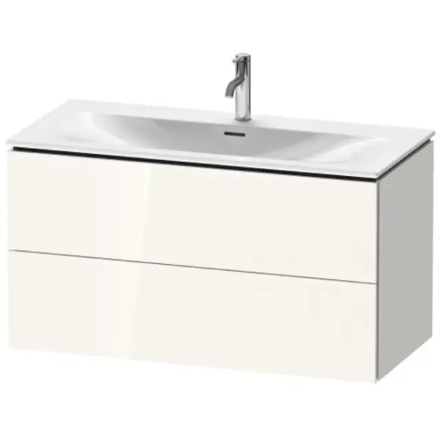 Duravit L-Cube Тумба подвесная под раковину, 55x102xh48,1 cм, цвет White High Gloss LC630802222