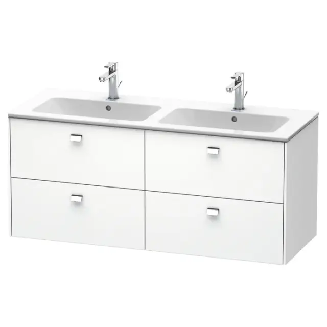 Duravit Brioso Тумба подвесная под раковину 129x47,9хh55,3 cм, цвет белый матовый BR410601018