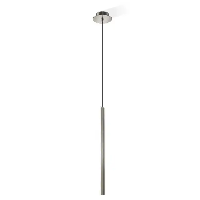 Decor Walther Pipe 1 D Светильник потолочный 3.5xh70-220 см, с диммером, цвет никель сатин. 0216234