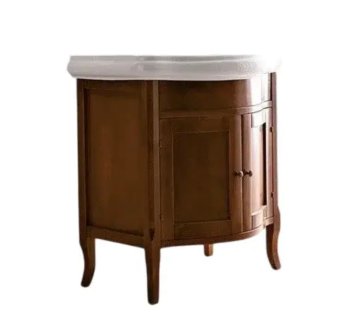 Kerasan Retro Тумба под раковину на 73 см, напольная 73x54x82h см, с 2мя дверцами, цвет: Colore Noce 734940