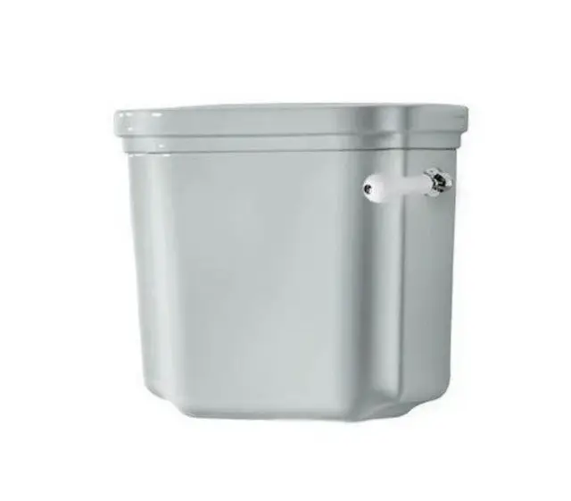 Kerasan Waldorf Бачок для унитаза подвесной низкий,боковая ручка, без механизма, цвет: Bianco lucido 418301