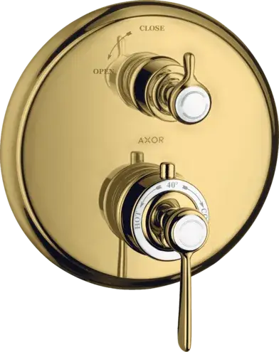 Axor Montreux Термостат для душа встраиваемый, внешняя часть, цвет: полированное золото 16801990
