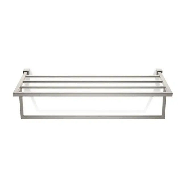 Decor Walther Corner KHT Полка для полотенец с полотенцедерж. 60x30,5 см цвет: никель сатин. 0561334