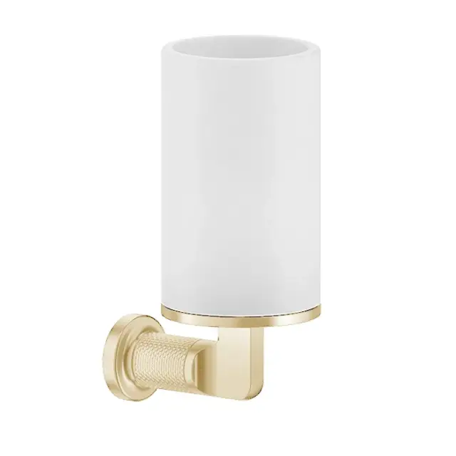 Gessi Inciso Стакан для зубных щеток подвесной, керамический, цвет: gold PVD 58507#246