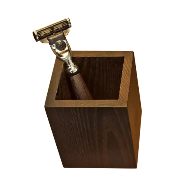 Decor Walther Wood BEQ Стакан настольный, дерево, цвет: темный ясень 0925885