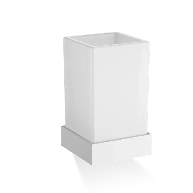 Decor Walther Corner WMG Стакан подвесной, стекло сатинированное, цвет: белый матовый 0561750