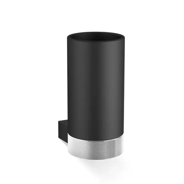 Decor Walther Club WMG Стакан подвесной, композитный, цвет: хром/черный 0857660