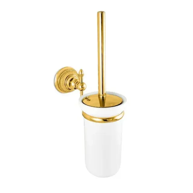 Nicolazzi Impero Ершик для унитаза подвесной, цвет золото 1490GO36