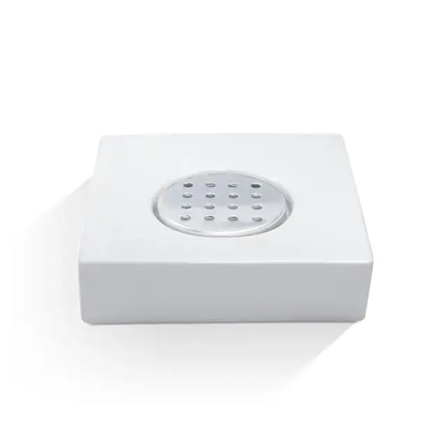 Decor Walther Universal DW 604 Мыльница с керамической чашей, настольная, цвет: сталь 0815100