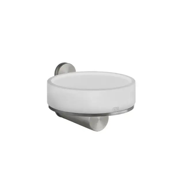 Gessi 316 Accessories Мыльница со стеклянной чашей, подвесная, цвет: steel brushed 54701#239