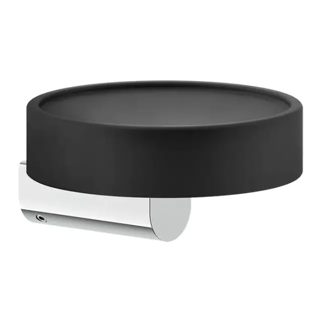Gessi Rilievo Мыльница с керамической чашей, подвесная, цвет: chrome 59502#031
