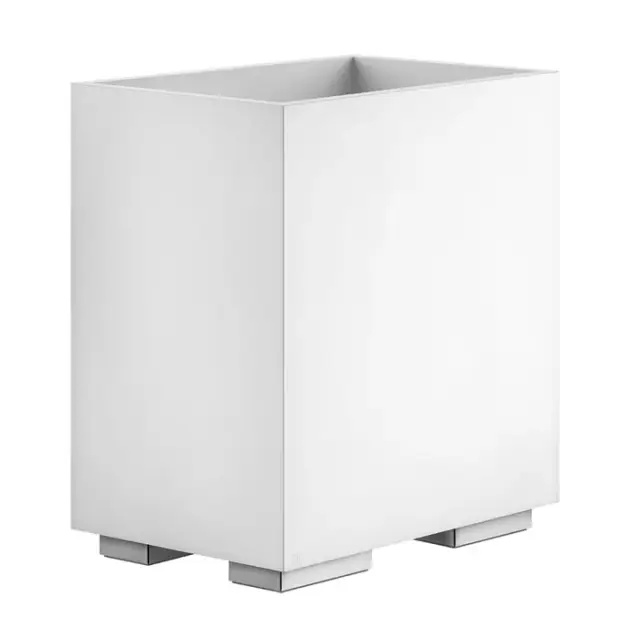 Gessi Inverso/Rettangolo Корзина для мусора без крышки напольная, белая, цвет: chrome 20990#031