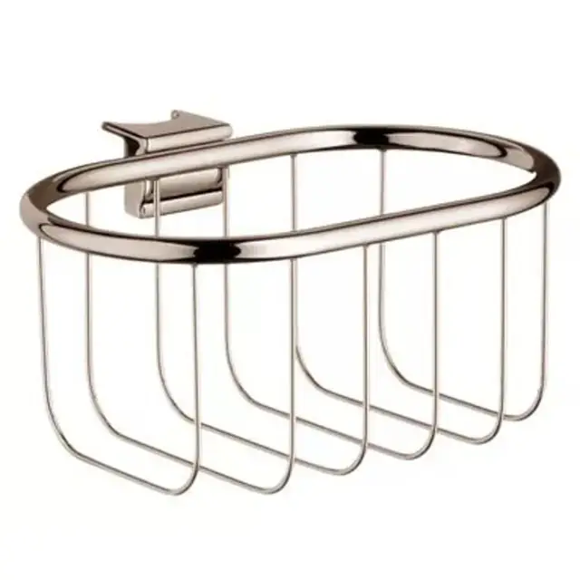 Axor Montreux Корзина-мыльница, подвесная, латунь, цвет: шлифованный никель 42066820