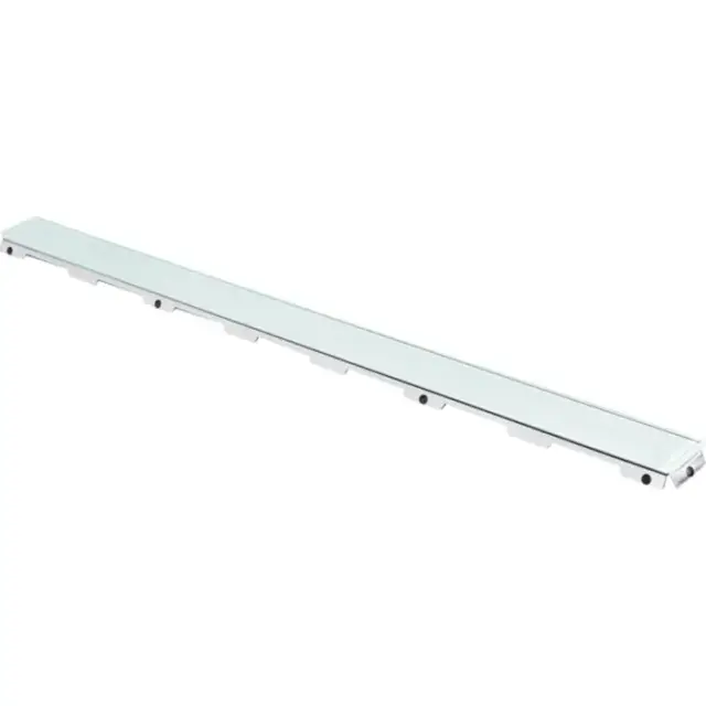 Tece Drainline Стеклянная панель для душевого канала прямая 80 см, цвет: зеленый глянцевый 600890