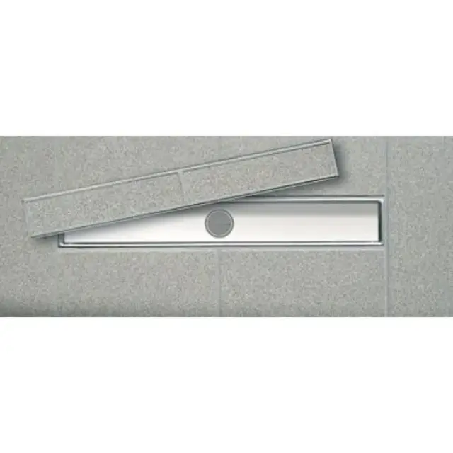 Tece Drainline Лоток plate, 120 см, основа для плитки, нержавеющая сталь 601270