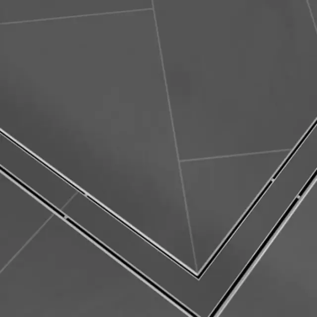 Tece Drainline Угловой лоток plate 90х90 см, основа для плитки, нержавеющая сталь 610970