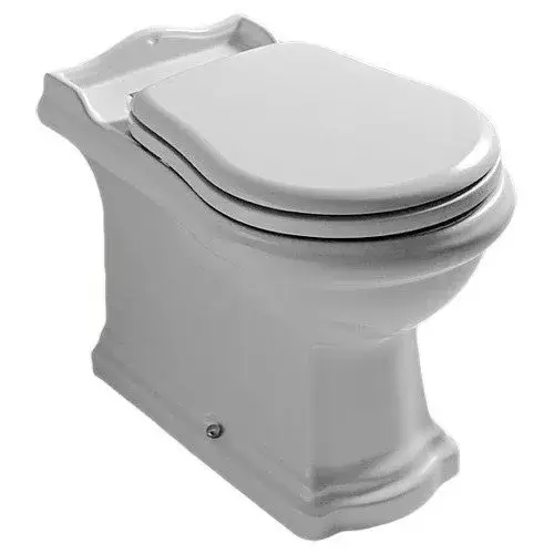 Kerasan Retro Унитаз приставной 61x39 см, без сидения и крепления, цвет: Bianco lucido 101601