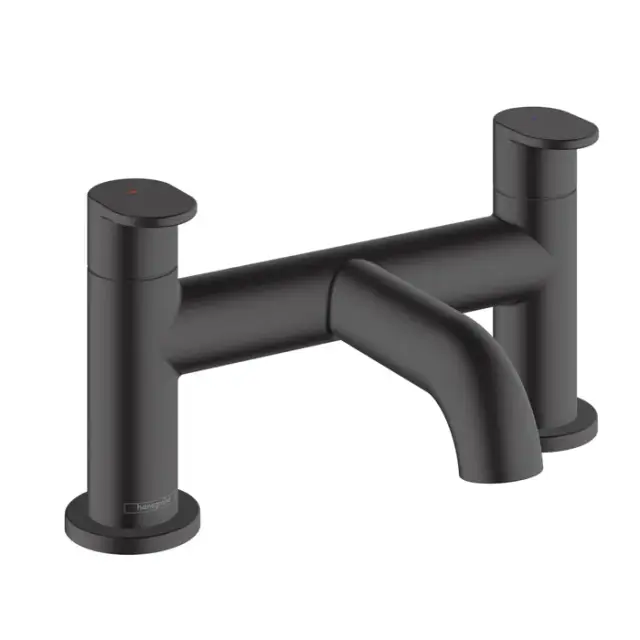 Hansgrohe Vernis Blend Смеситель на борт ванны на 2 отверстия, цвет: матовый черный 71442670