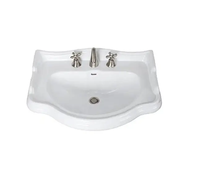 Kerasan Retro Раковина подвесная 73x54 см, с 3 отвер. под смеситель и переливом, цвет: Bianco 104701*3