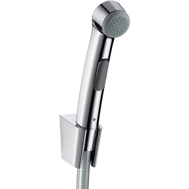 Hansgrohe Гигиенический душ, держатель, шланг 125 см устойчив к давлению, цвет: хром 32129000
