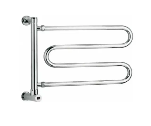 Margaroli Vento 510 Полотенцесушитель электрический поворотный 52,4х48,5h (41), нижнее, цвет: chrome 510CRB