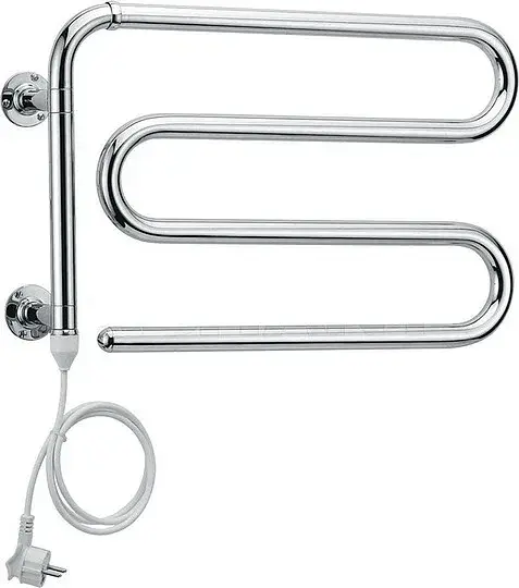 Margaroli Arcobaleno 610 Полотенцесушитель электрический поворотный 50х35h (22), шнур, цвет: chrome 610CRC