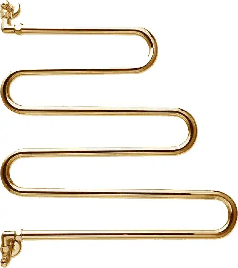 Margaroli Vento 405 Полотенцесушитель водяной для ГВС 60х70,5h (int 63,5), вертикальное, цвет: gold 405GO