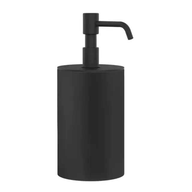 Gessi Rilievo Дозатор для жидкого мыла, настольный, латунная колба, цвет: matte black 59538#299