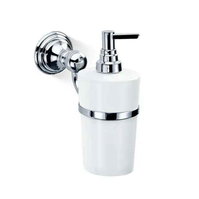 Decor Walther Classic WSP Дозатор для мыла, подвесной, фарфор, цвет хром 0511500