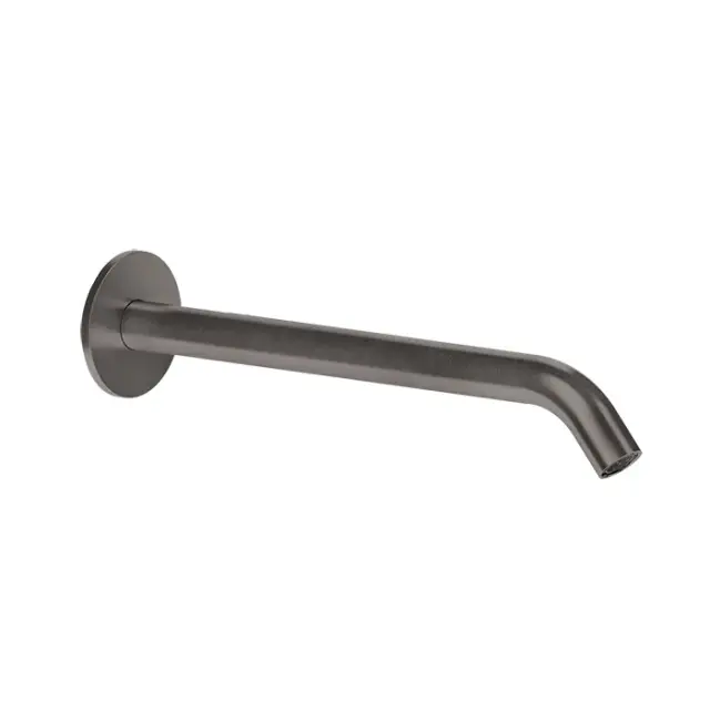 Gessi 316 Intreccio Излив настенный 20,1 см, цвет: black metal brushed PVD 54110#707